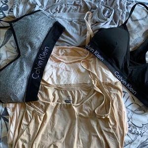 Camisole Tops Small / two Calvin Klein Bras Small